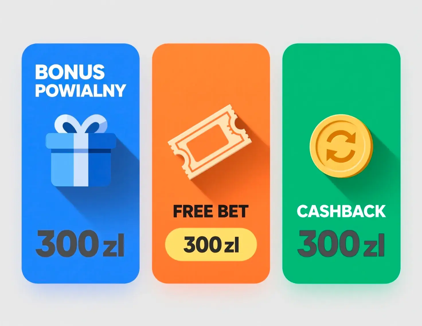 Rodzaje bonusów bukmacherskich - powitalne, freebety, cashback